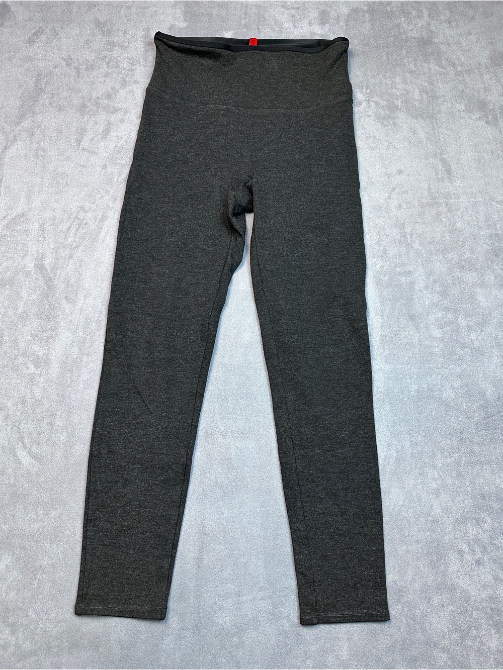 Spanx Look At Me Now Seamless Leggings Charcoal Heather Gray Small S High Waist